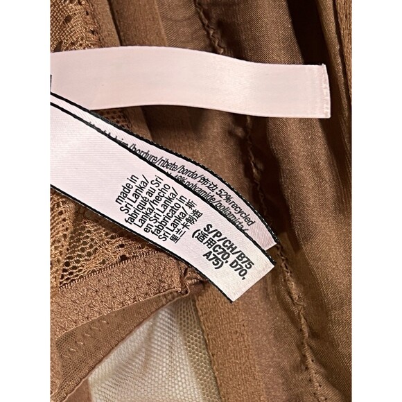 Victoria's Secret Very Sexy Caramel Kiss Corset S Bustier Brown Unlined Boned - Picture 7 of 10